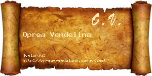 Oprea Vendelina névjegykártya